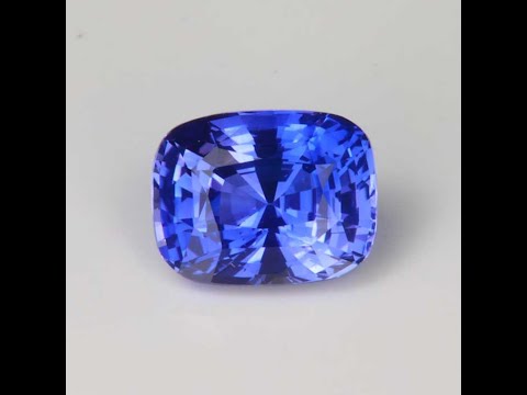 Antique Cushion Cut Sapphire 3.25 Carats