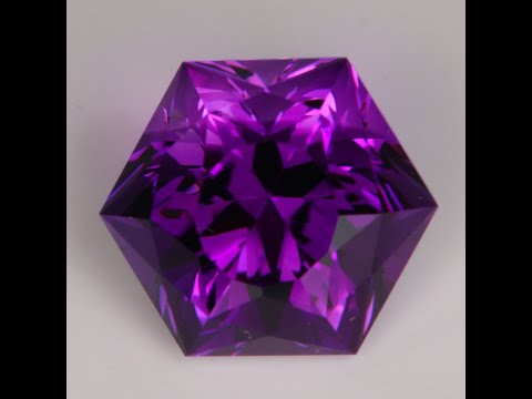 13.23ct Hexagon Amethyst Gemstone from Brazil