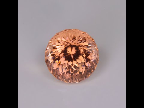 Round Portuguese Cut Tourmaline 6.58 Carats