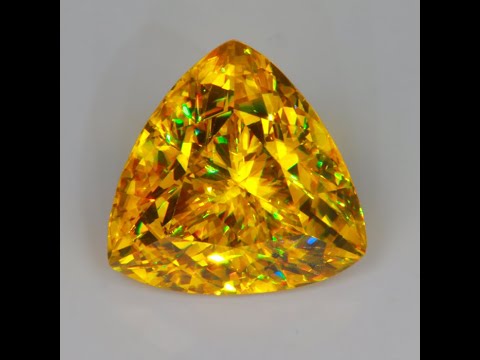 Trilliant Cut Sphene 6.04 Carats