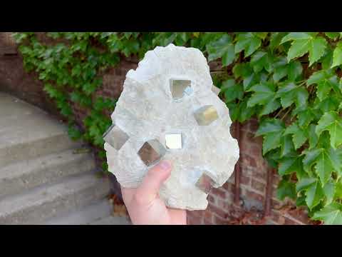 4077g Huge Navajún Pyrite Cube Specimen on Matrix