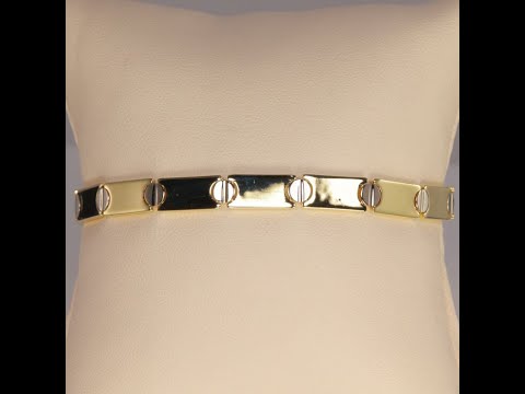 14K Yellow Gold Italian Bracelet