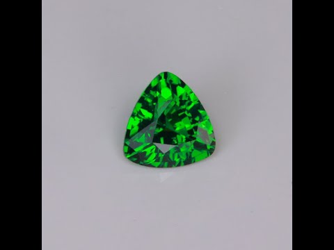 Trilliant Cut Chrome Tourmaline 1.04 Carats