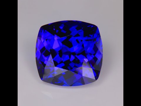 Square Cushion Cut Tanzanite 34.75 Carats *Strong Color Change*