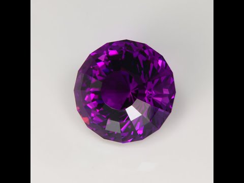 Round Portuguese Cut Amethyst 17.28 Carats