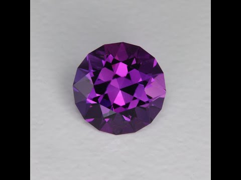 Round Brilliant Cut Amethyst 9.64 Carats