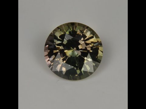 Round Brilliant Cut Color Change Sapphire 1.44 Carats