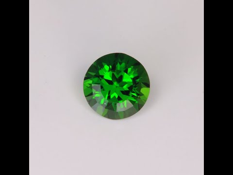 Round Brilliant Cut Chrome Tourmaline 1.51 Carats