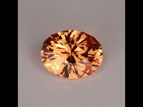 "Ostentatious Oval" Cut Malaya Garnet 2.56 Carats