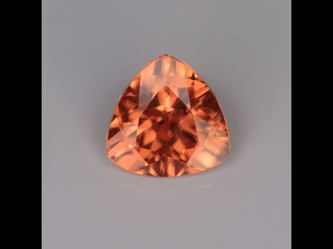 Trilliant Cut Imperial Zircon 3.54 Carats