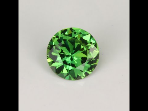 On Hold Paul N-Round Brilliant Green Sapphire 1.03 Carats