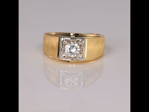 14K Yellow Gold Diamond Ring .51 Carats