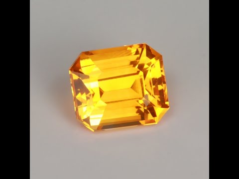 Emerald Cut Yellow Sapphire 2.10 Carats