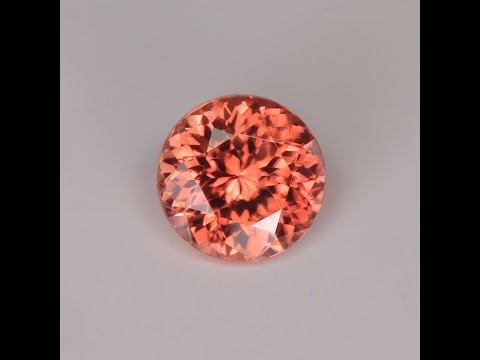 Round Brilliant Cut Imperial Zircon 4.91 Carats