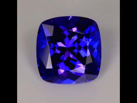 Square Cushion Cut Tanzanite 4.31 Carats