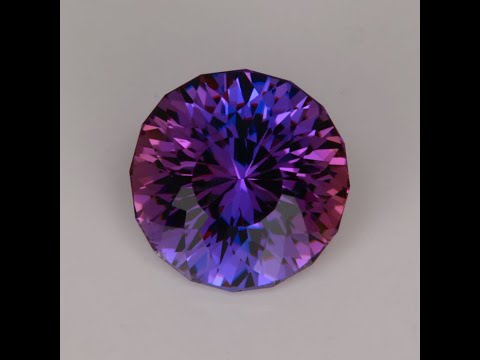 Round Brilliant Cut Natural "Diesel" Tanzanite 4.62 Carats