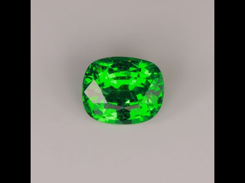 Antique Cushion Cut Tsavorite Garnet 2.26 Carats