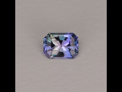 Barion Style Emerald Cut Fancy *Mermaid* Tanzanite 2.19 Carats