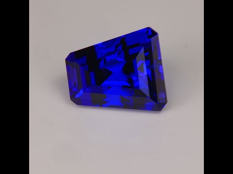 Stepped Trapezium "Beautiful Blue" Tanzanite 10.50 Carats