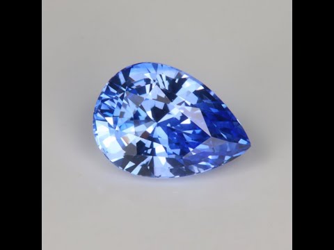 Pear Shape Brilliant Cut Sapphire 2.55 Carats