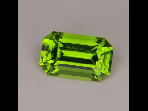 Emerald Cut Peridot 4.85 Carats