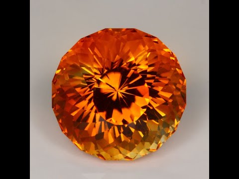 Round Portuguese Citrine 12.76 Carats