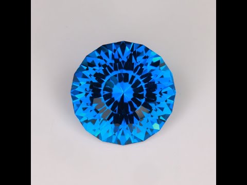 16 Mains Brilliant With Portuguese Crown London Blue Topaz 14.23 Carats