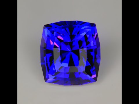 Antique Cushion Cut Tanzanite 17.47 Carats