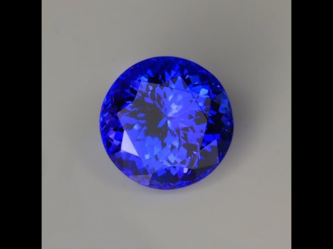 Round Brilliant Cut Tanzanite 4.44 Carats