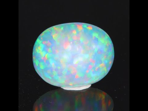 Oval Cabochon Cut Ethiopian Opal 22.47 Carats