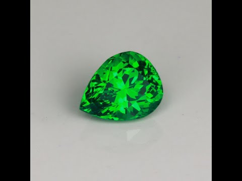 Pear Shape Brilliant Tsavorite Garnet 1.05 Carats