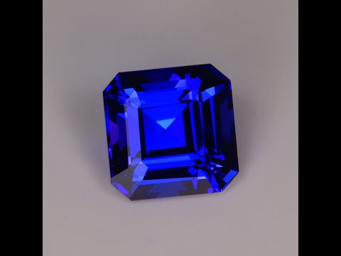 Square Step Cut Tanzanite 6.58 Carats