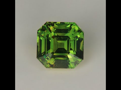 Asscher Cut Blue Green Sapphire 2.66 Carats