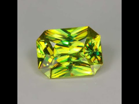 Brilliant Style Emerald Cut Sphene 4.41 Carats