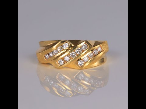 14K Yellow Gold and Diamond Ring .50 Carats