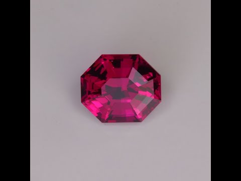 Octagonal Step Cut Garnet 2.55 Carats