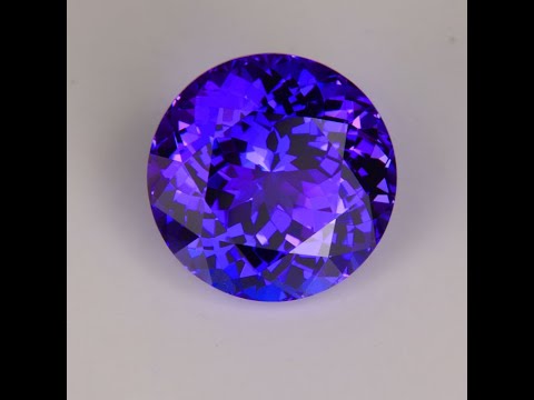 Round Brilliant Cut Tanzanite 5.16 Carats