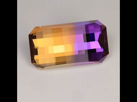 Opposed Bar (Pixel) Cut Ametrine 25.58 Carats