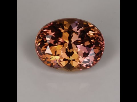 Oval Fancy Peach Tanzanite 2.68 Carats