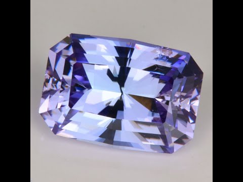 Fancy Light Blue-Violet Tanzanite 3.92 Carats