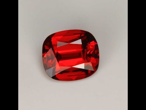 Antique Cushion Cut Spessartite Garnet 2.72 Carats