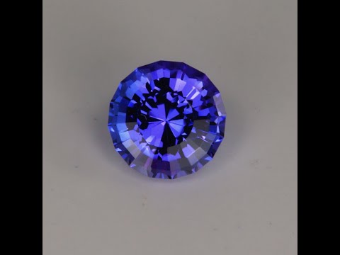 Tanzanite Finely Cut Round Brilliant 1.38 Carats