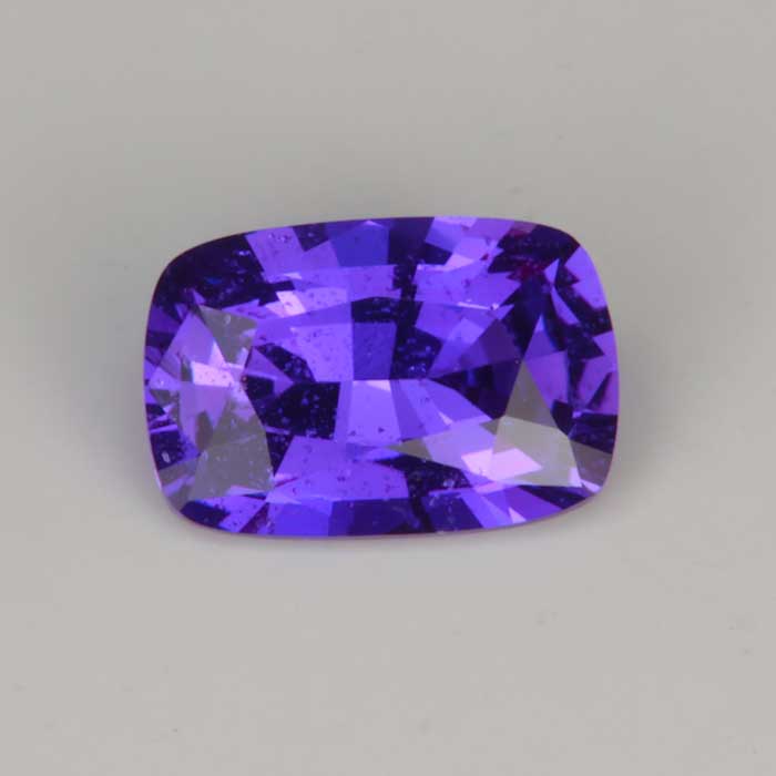 antique cushion cut purple sapphire gemstone rare 