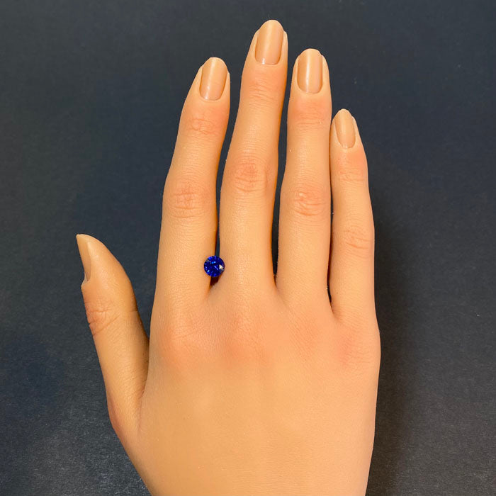 Round Brilliant Exceptionally Fine Blue Color Sapphire 1.48 Carats