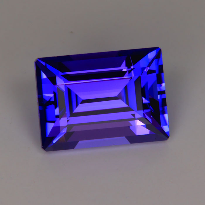 emerald cut tanzanite 5.19 carats