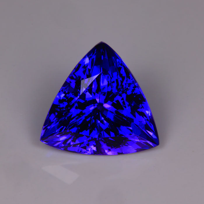 blue violet tanzanite gemstone