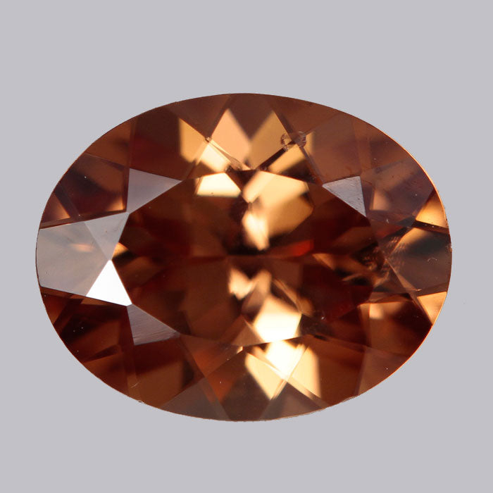 Imperial Zircon Gemstone Oval 