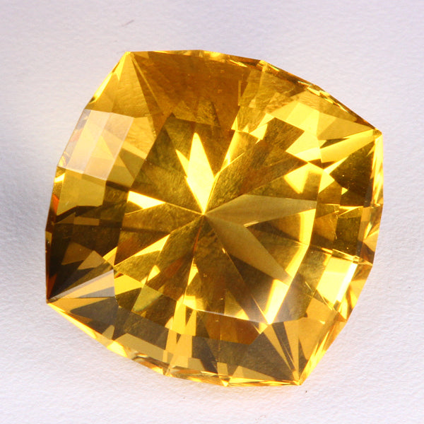 Square Cushion Citrine 13.00 Carat