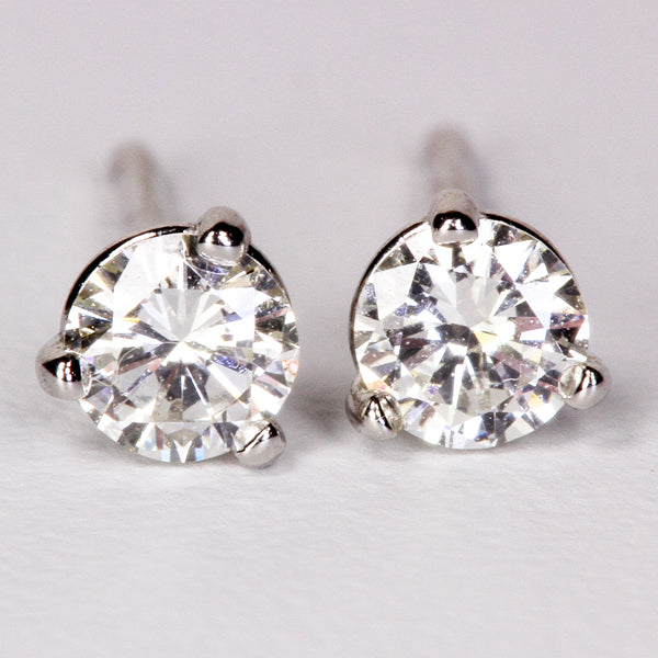 Ladies' Diamond Stud Earrings .28 Carat