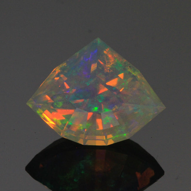 Opal 6.50 Carats Faceted Shield